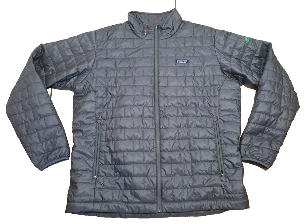 Patagonia Jacket Coat Zip Up Sz 2XL Go Daddy Embroidery Micro Nano Puff